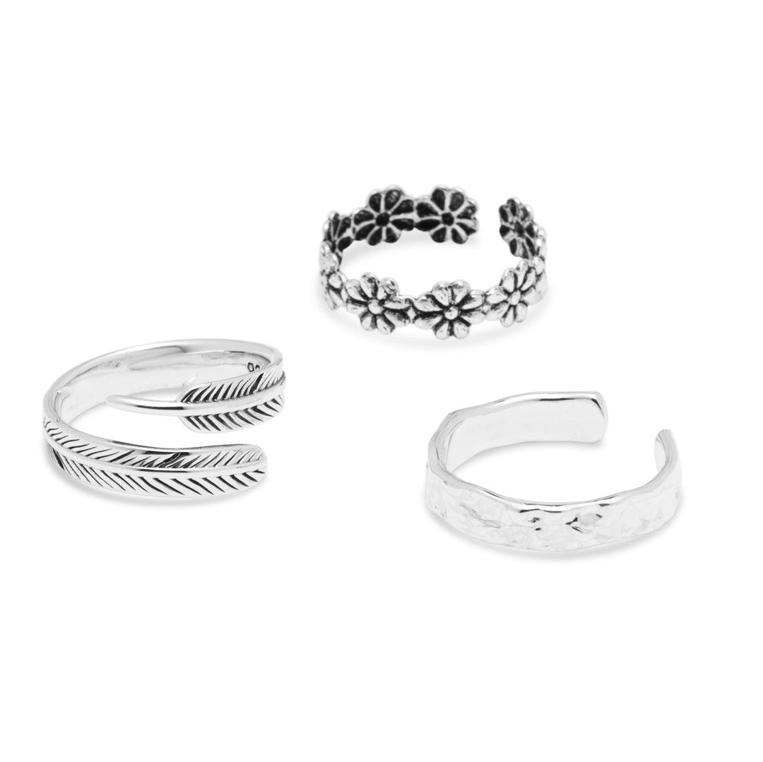 Maya Bay Toe Ring Set