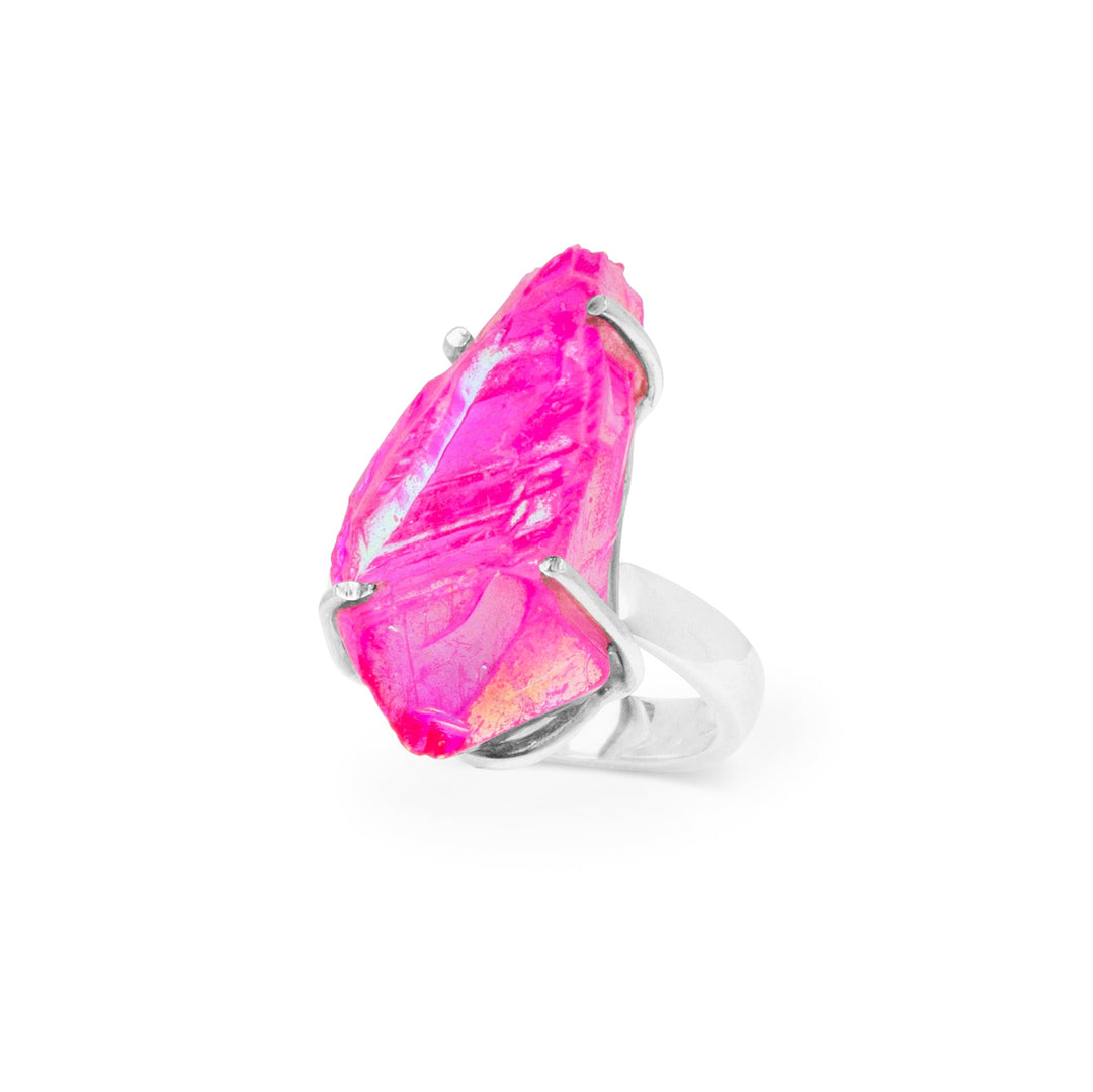 Titanium Druzy Ring (B329R16)