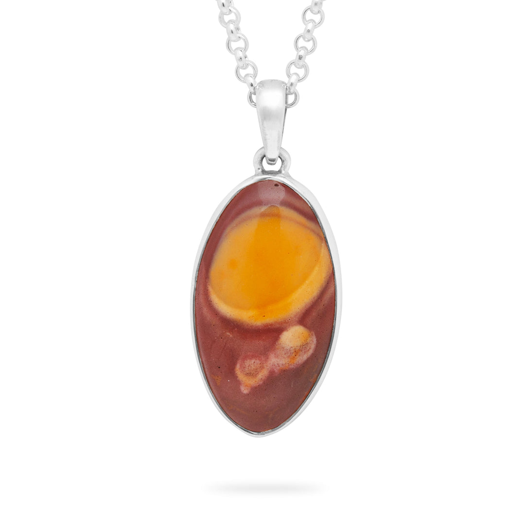 Mookaite Oval Pendant (B337P01)