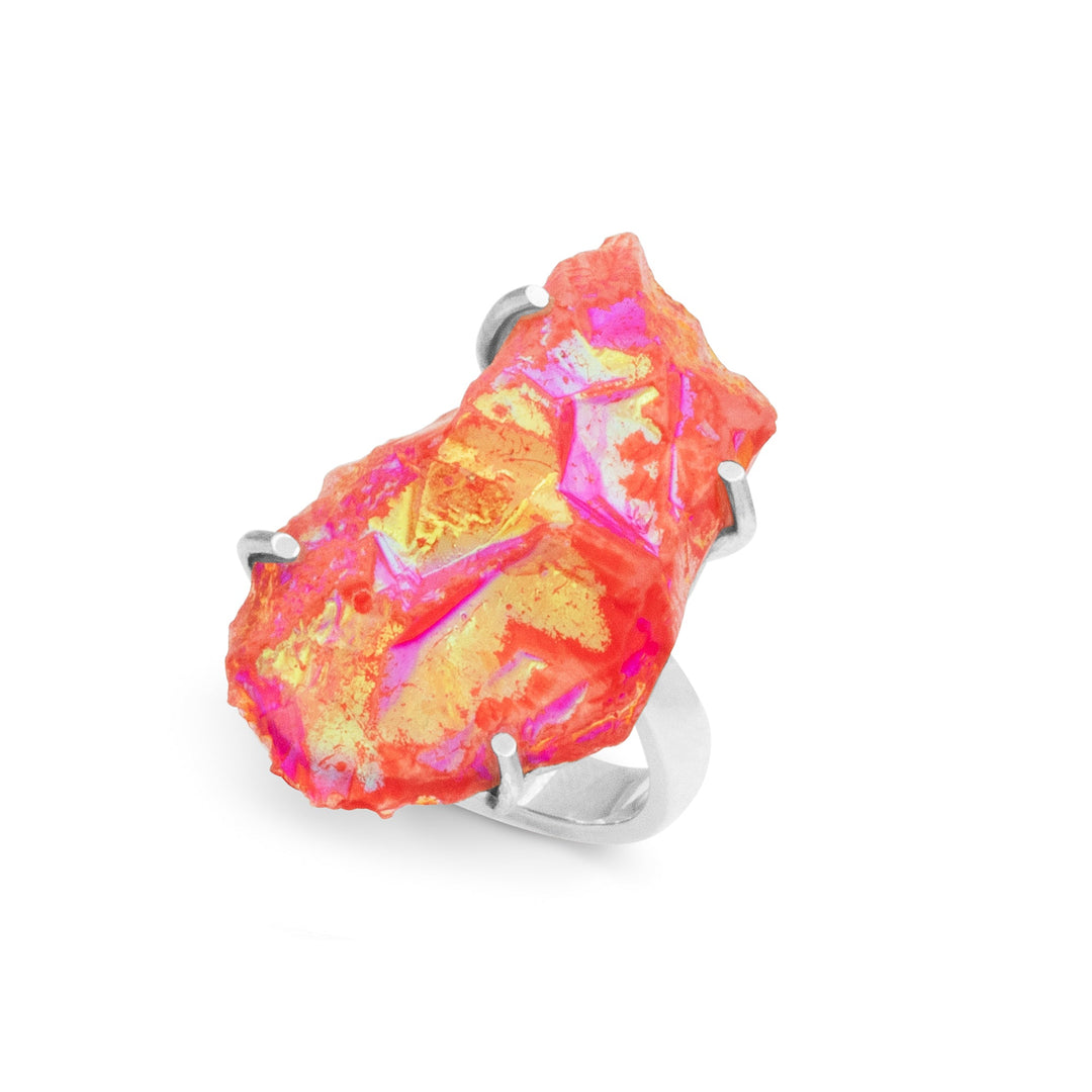 Titanium Druzy Ring (B424R04)