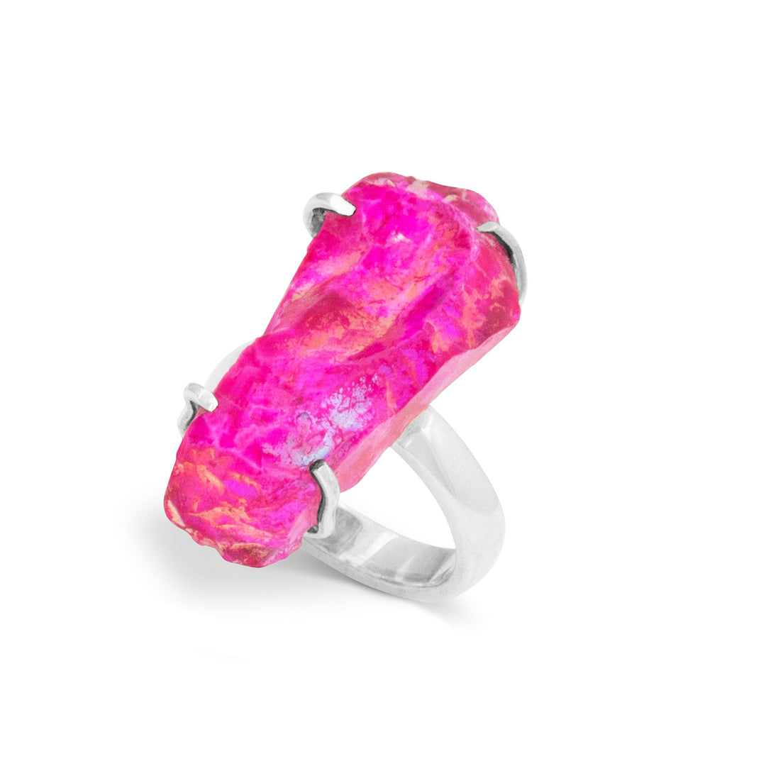 Titanium Druzy Ring (B424R12)