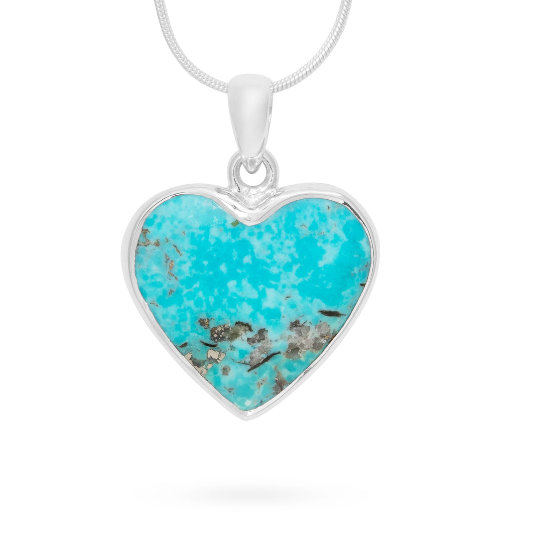 Arizona Turquoise Heart Pendant (B705P01)