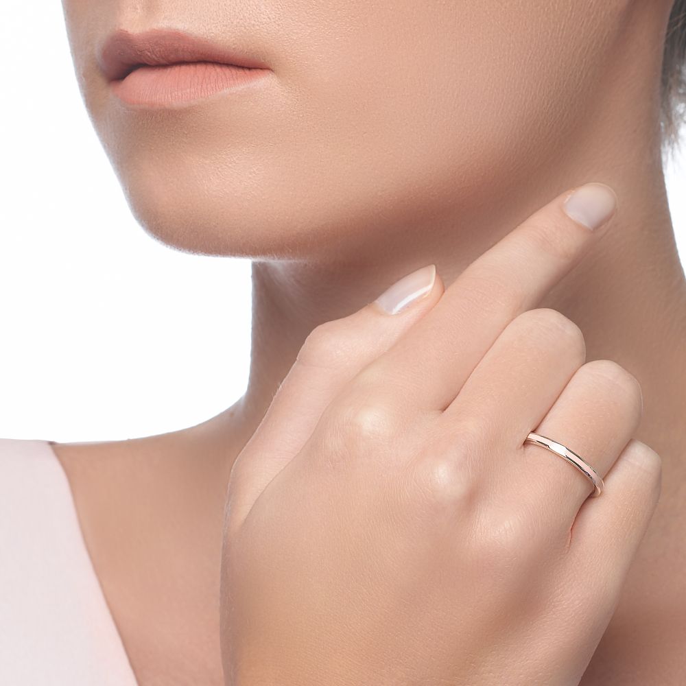 Enamel Stack Ring - Ice Pink