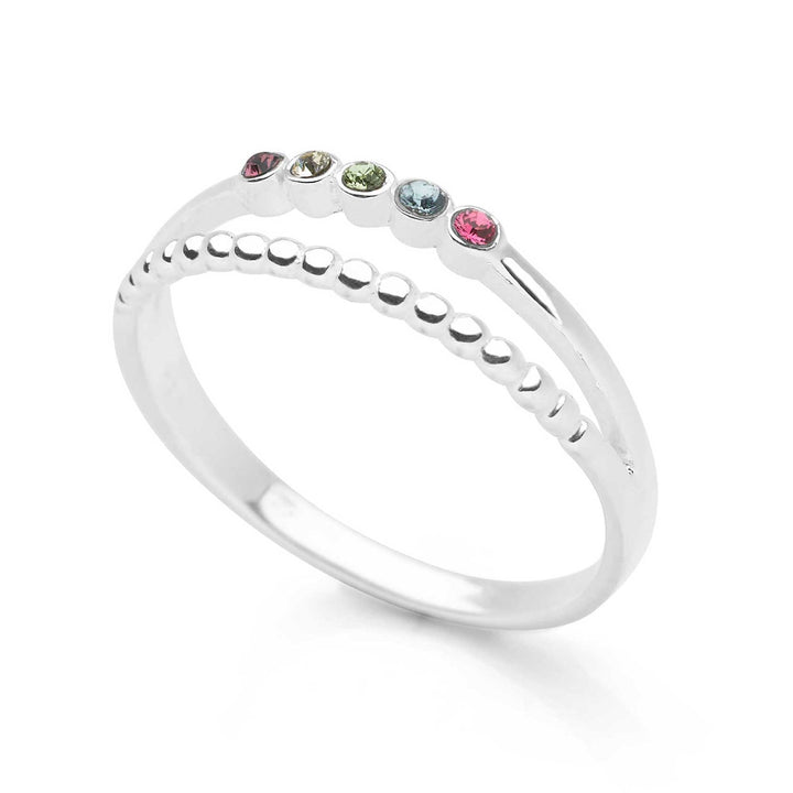 Northern Lights Silver Ring