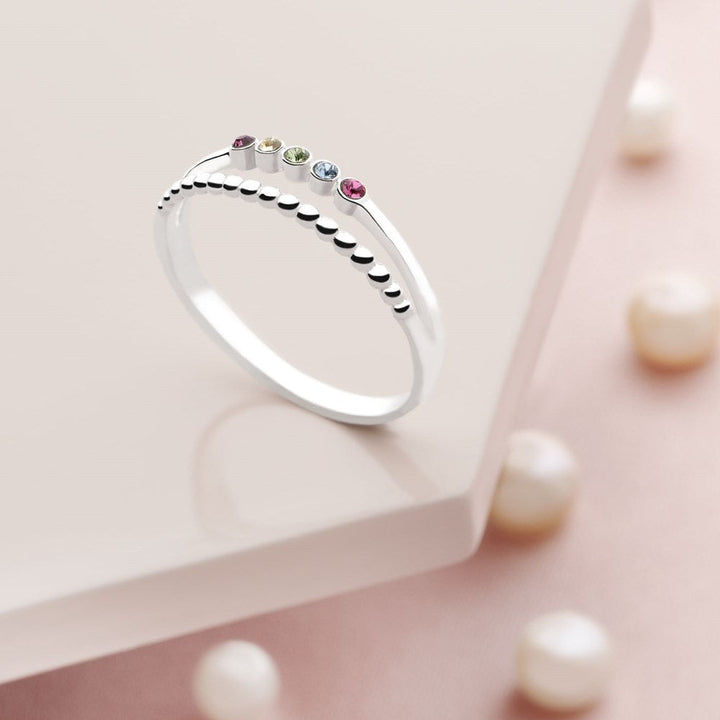 Northern Lights Silver Ring