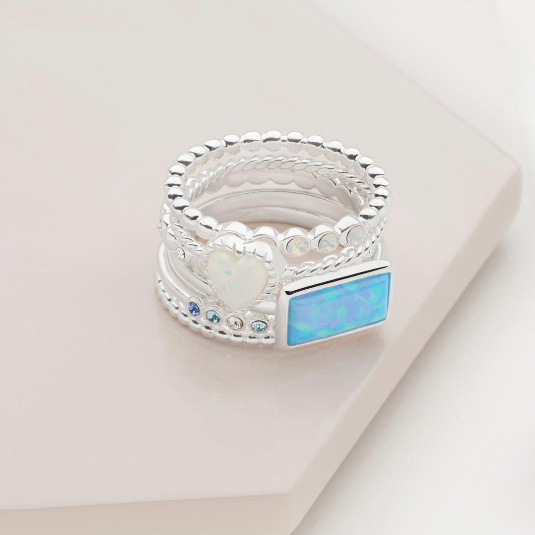 Shining Light Stacking Ring