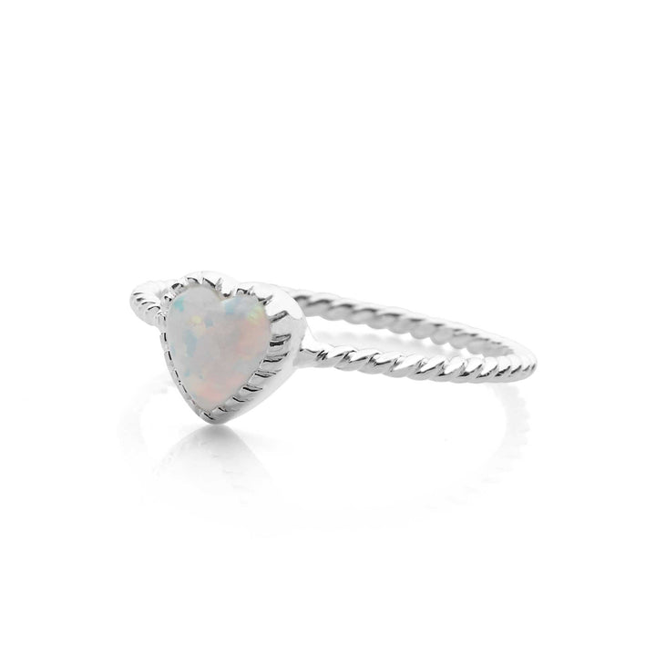 Pure Heart Opal Ring