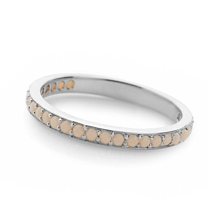 Luxurious Cream Stack Ring