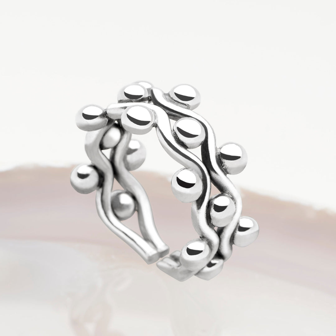 Mandalay Silver Ring