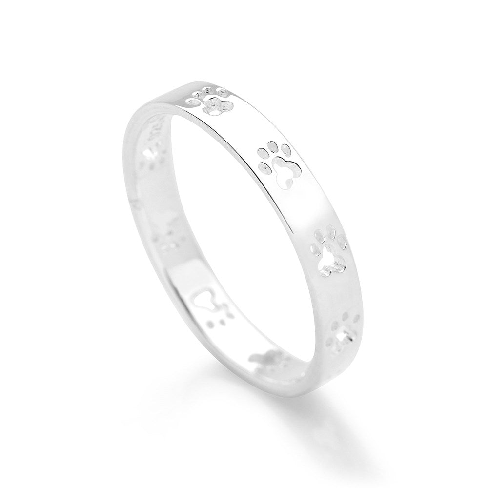 Pretty Paws Silver Ring