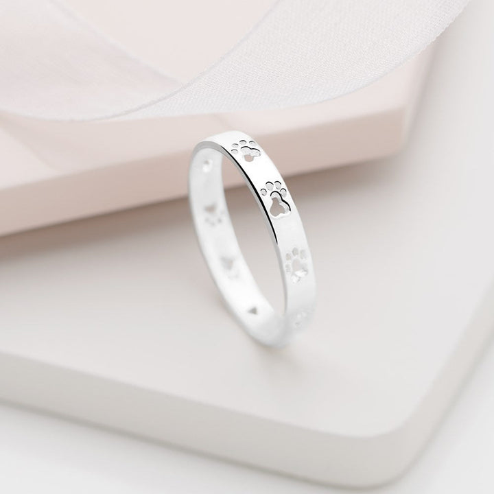 Pretty Paws Silver Ring