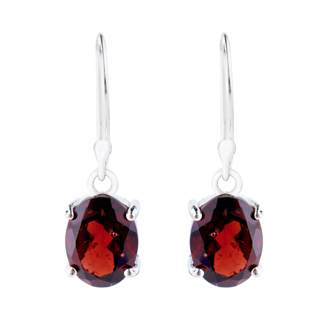 Garnet Drop Earrings (B201E01)