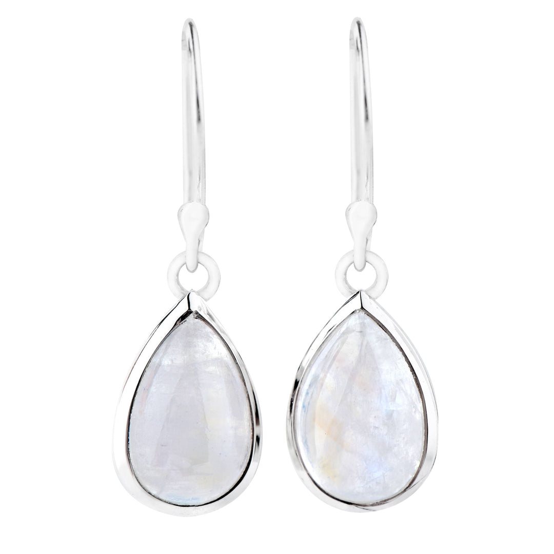 Rainbow Moonstone Earrings (B215E04)