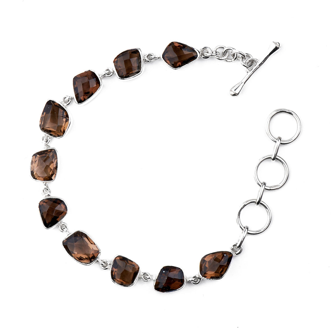 Smoky Quartz Bracelet (B215BRC1)