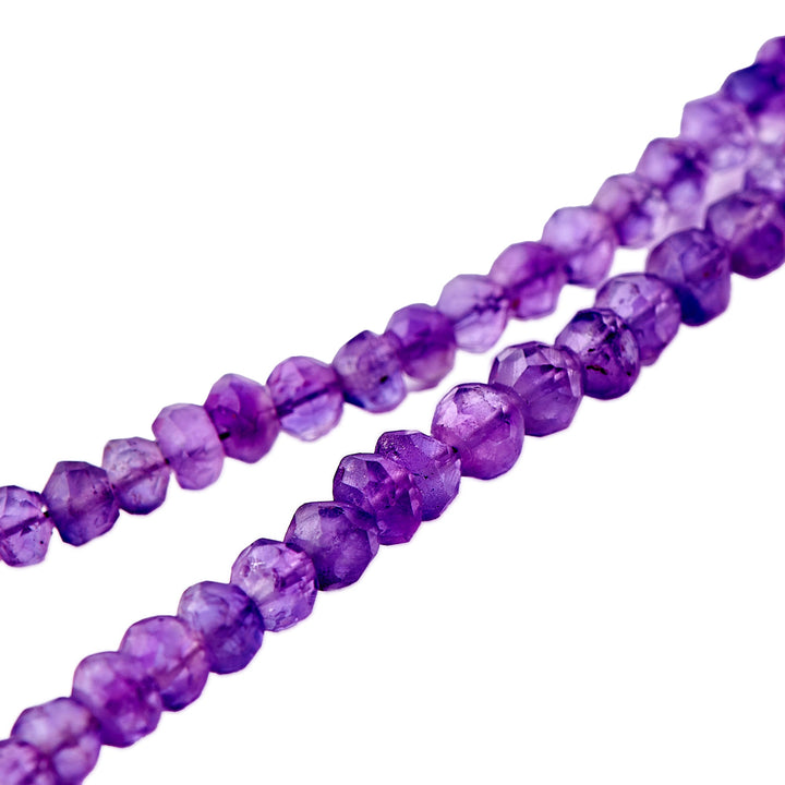 Amethyst Single Strand Necklace (B259P01)