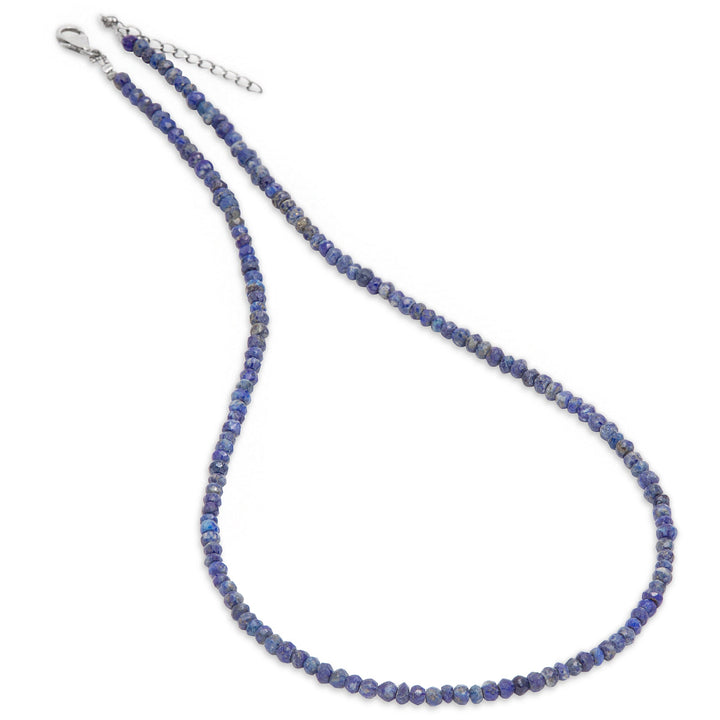 Lapis Single Strand Necklace (B258P01)
