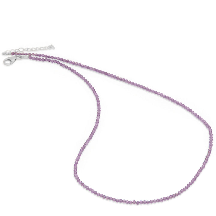 Amethyst Single Strand Necklace (B259P01)