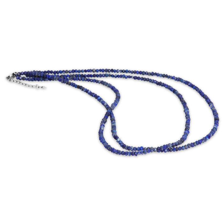 Lapis Lazuli Double Strand Necklace (B267P01)