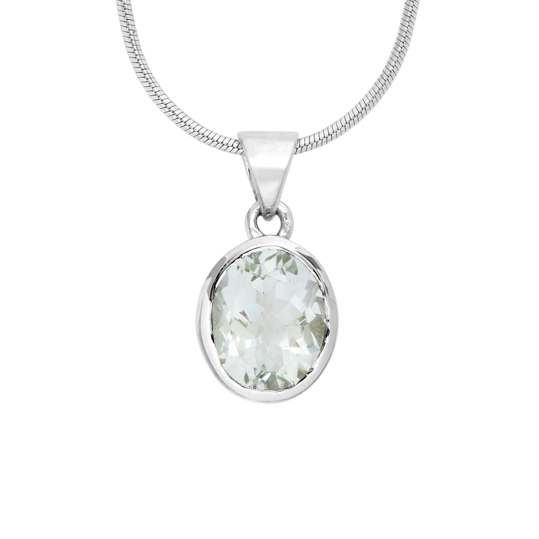 Green Amethyst Pendant (B301P01)