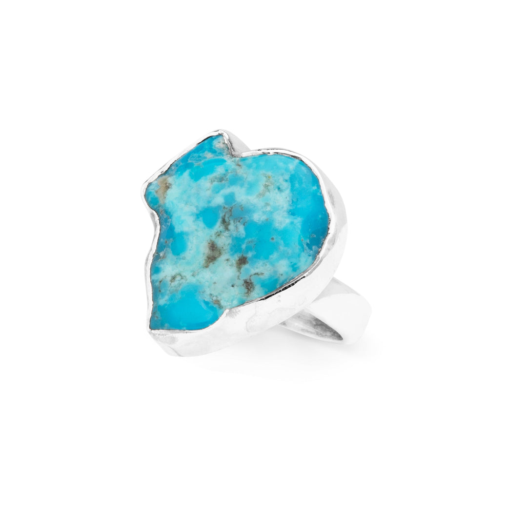 Rough Arizona Turquoise Ring (B332R05)