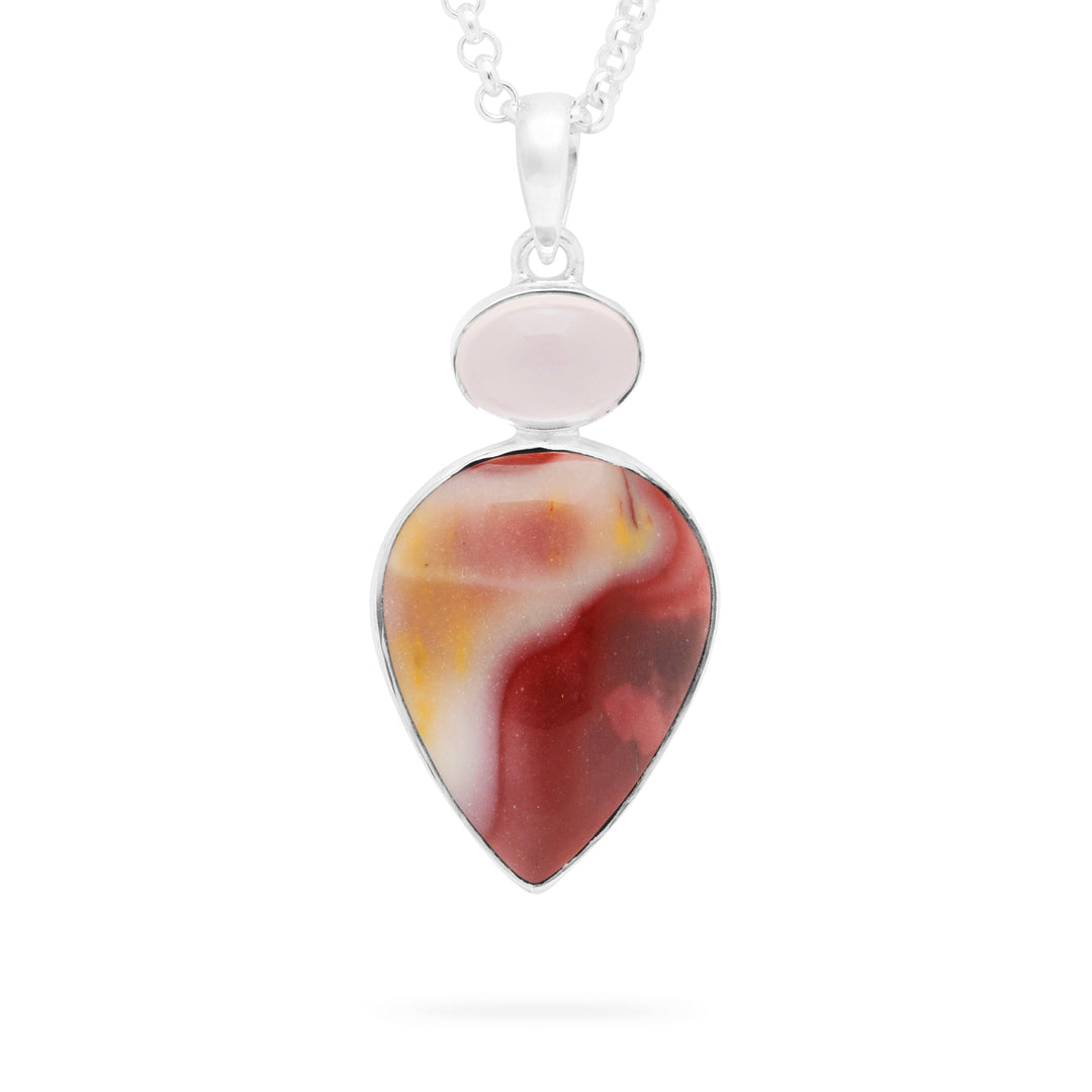 Mookaite & Rainbow Moonstone (B337P08)