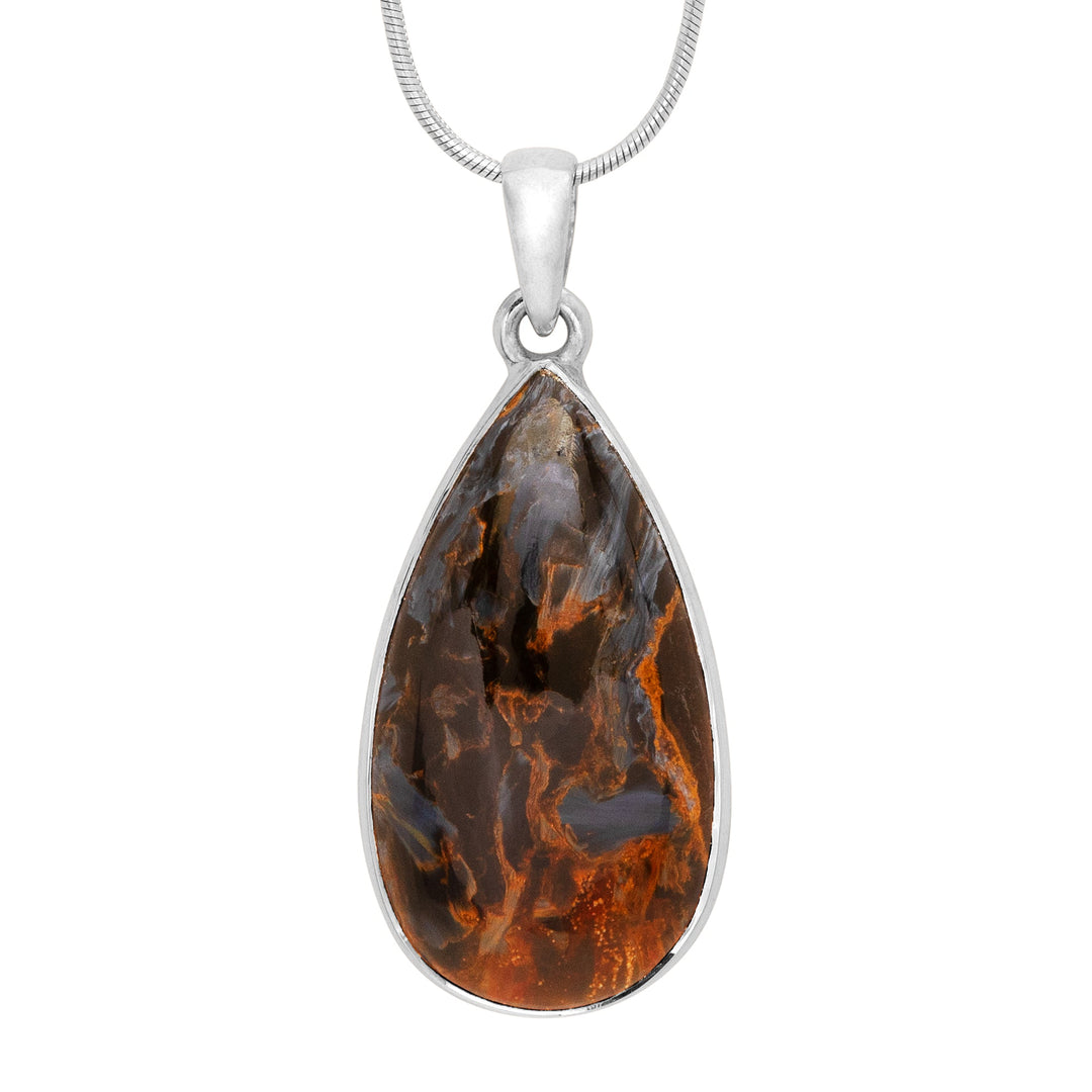 Pietersite Teardrop Pendant (B415P02)