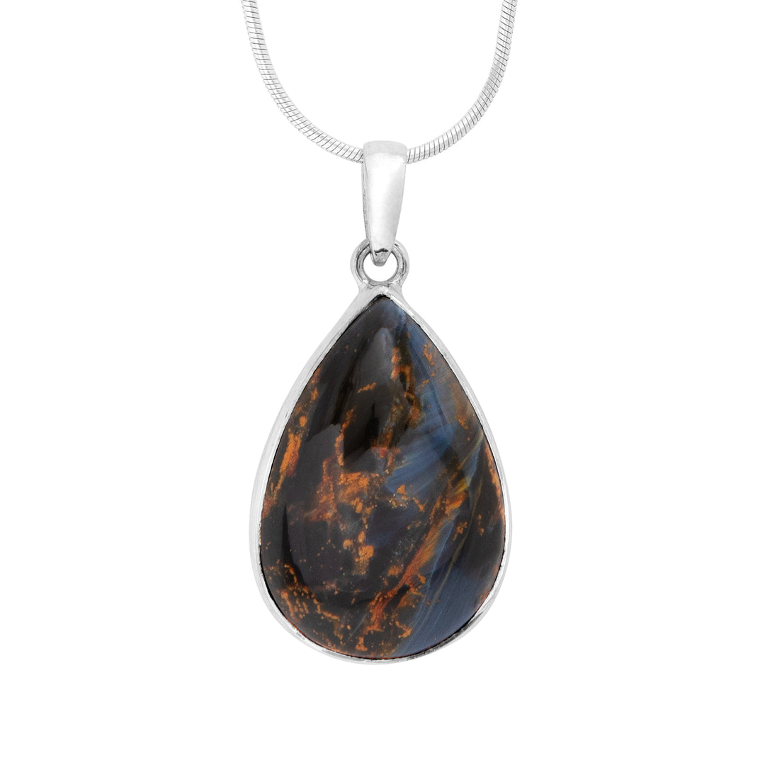 Pietersite Teardrop Pendant (B415P07)