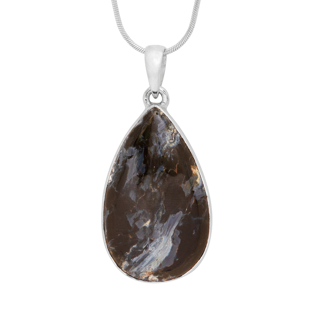 Pietersite Teardrop Pendant (B415P08)