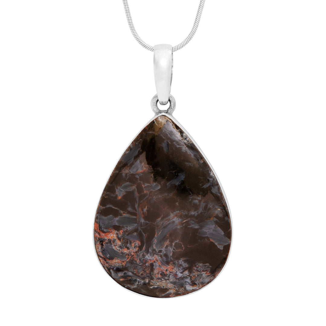 Pietersite Teardrop Pendant (B415P09)