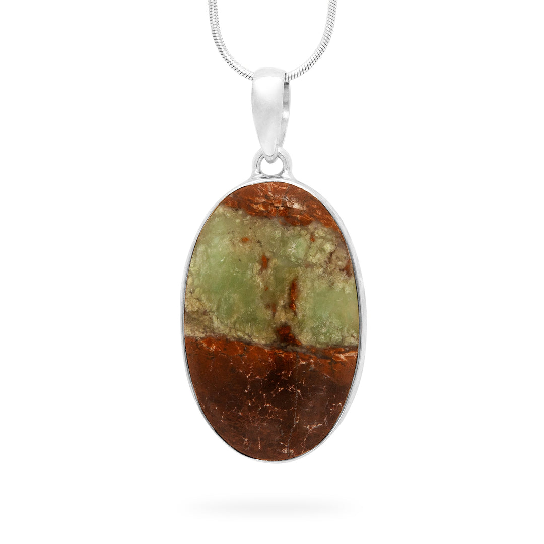 Cupic Chrysocolla Oval Pendant (B418P05)