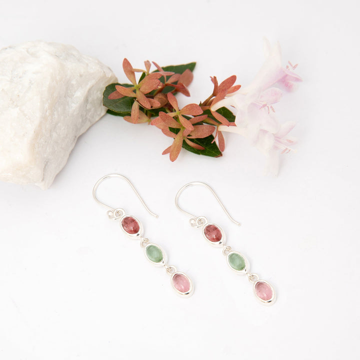 Tourmaline Drop Earrings (B420E01)