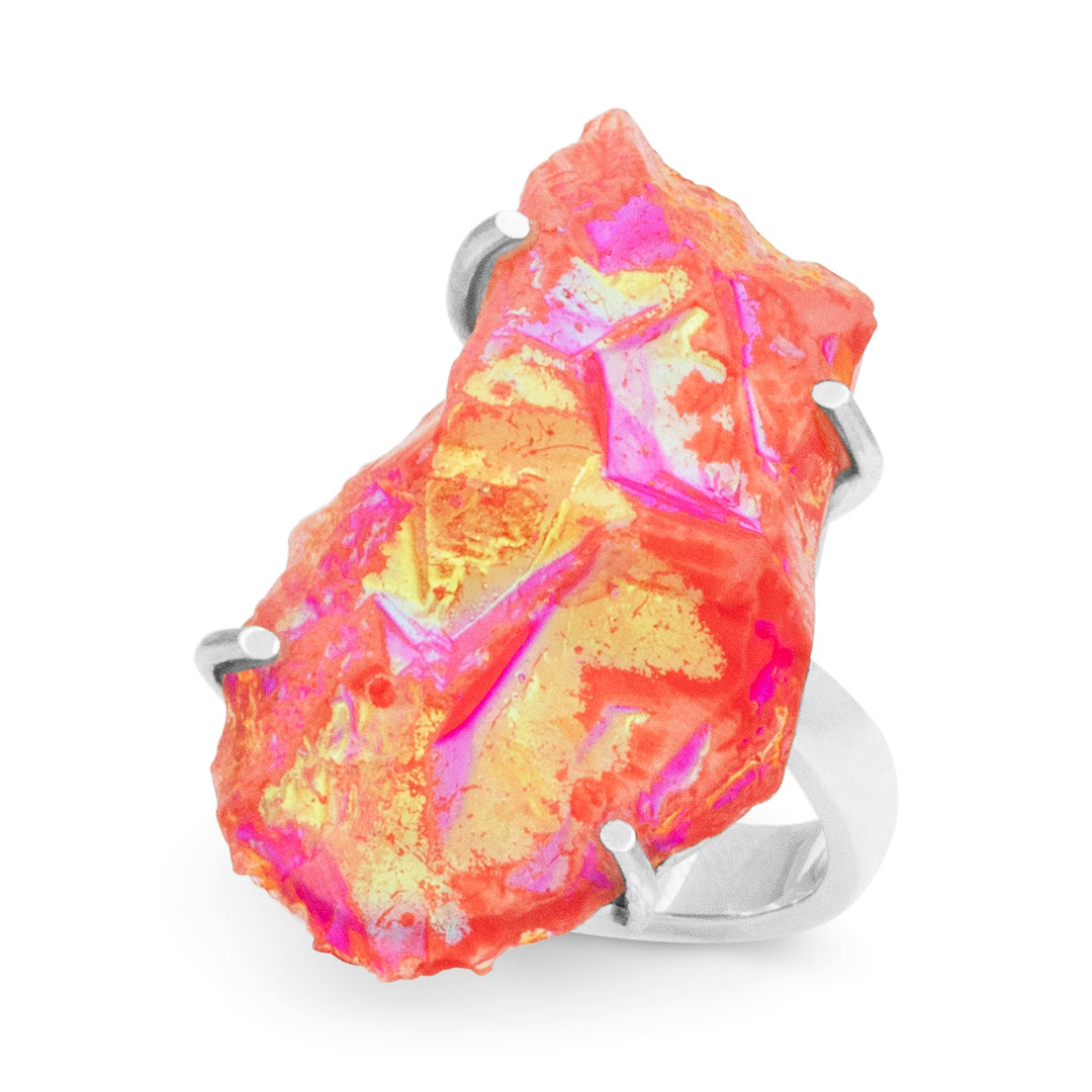 Titanium Druzy Ring (B424R04)