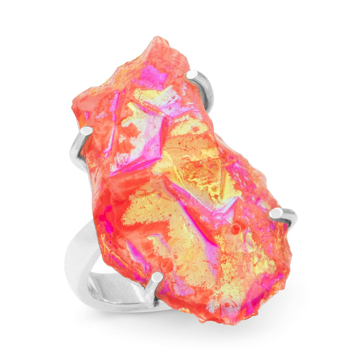 Titanium Druzy Ring (B424R04)