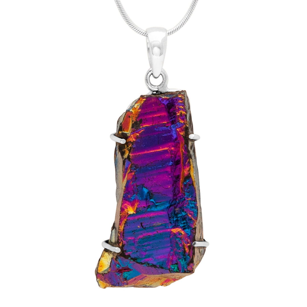 Titanium Druzy Pendant (B425P10)