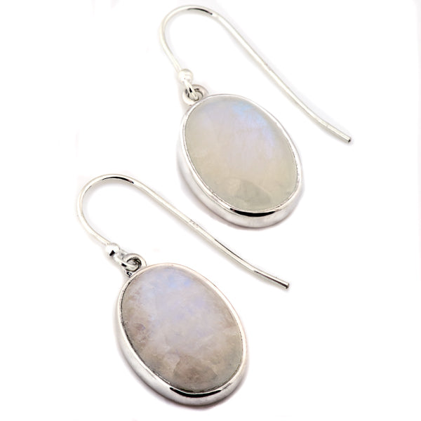 Rainbow Moonstone Earrings (B45E4)