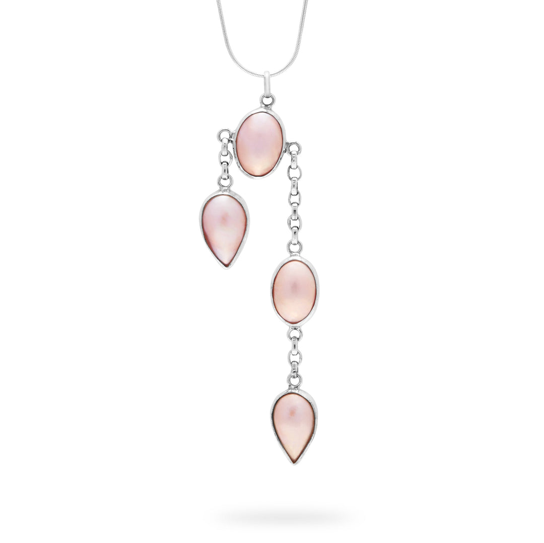 Multi Pink Pearl Pendant (B526P01)