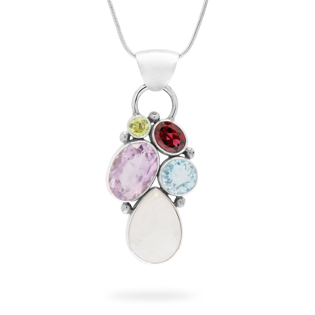 Bali Multi-Stone Pendant (B537P01)