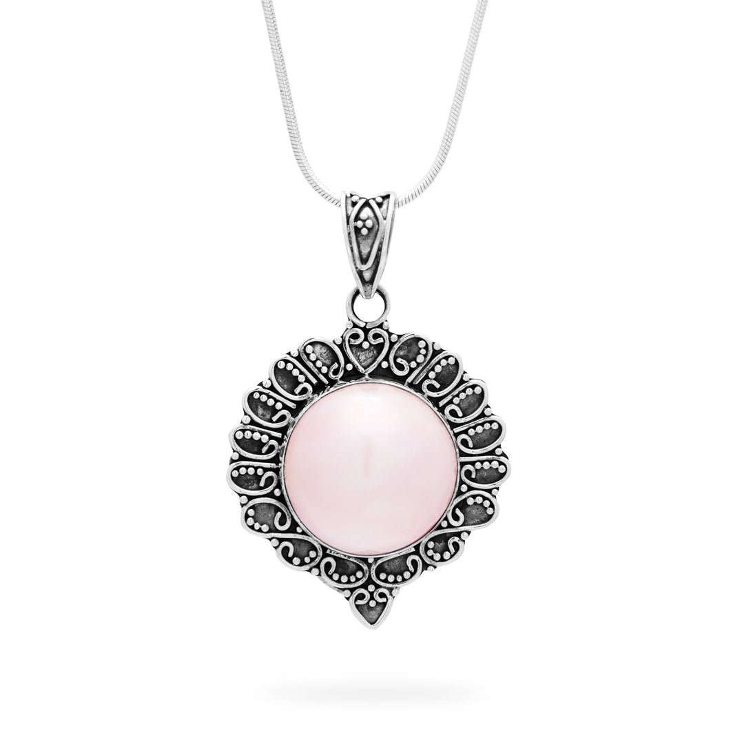 Bali Pink Pearl Pendant (B539P01)