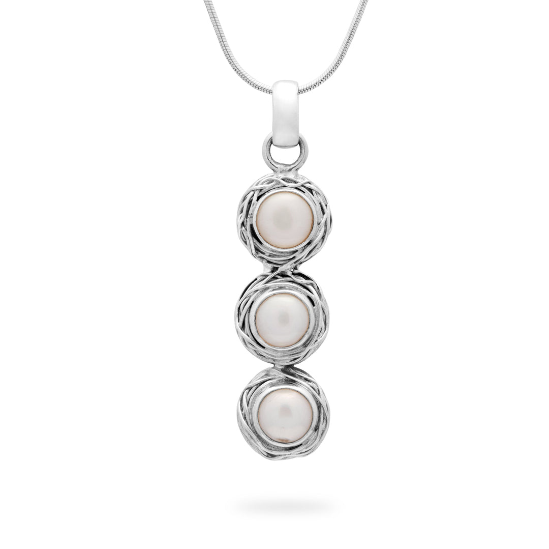 Bali Three-Pearl Pendant (B547P01)