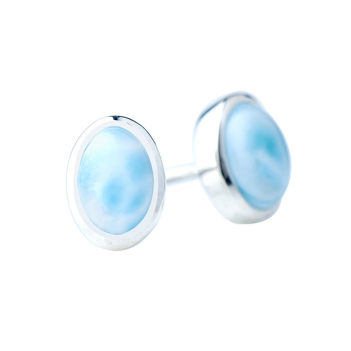 Larimar Stud Earrings (B89E01)