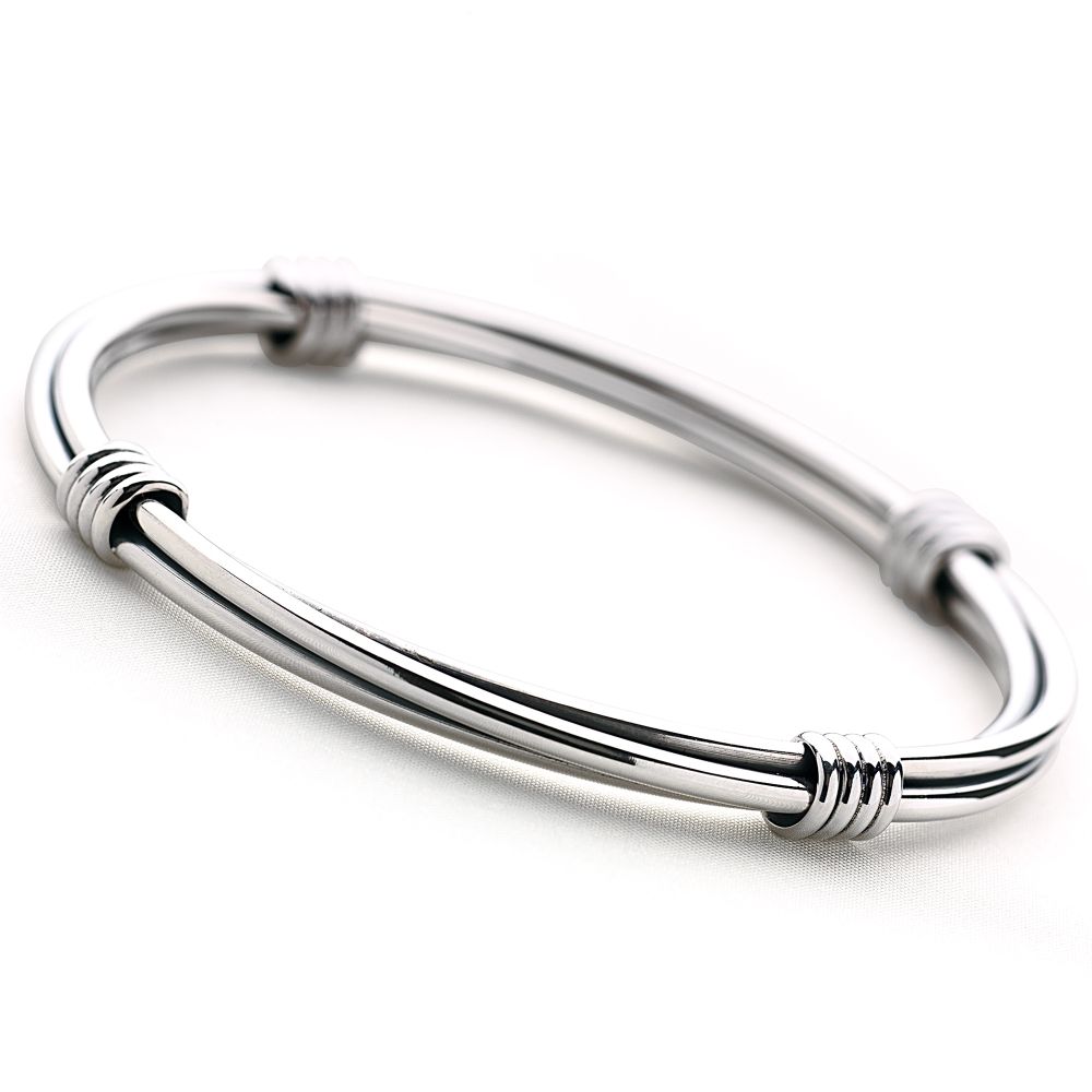 Maya Silver Bangle (BGL1821)