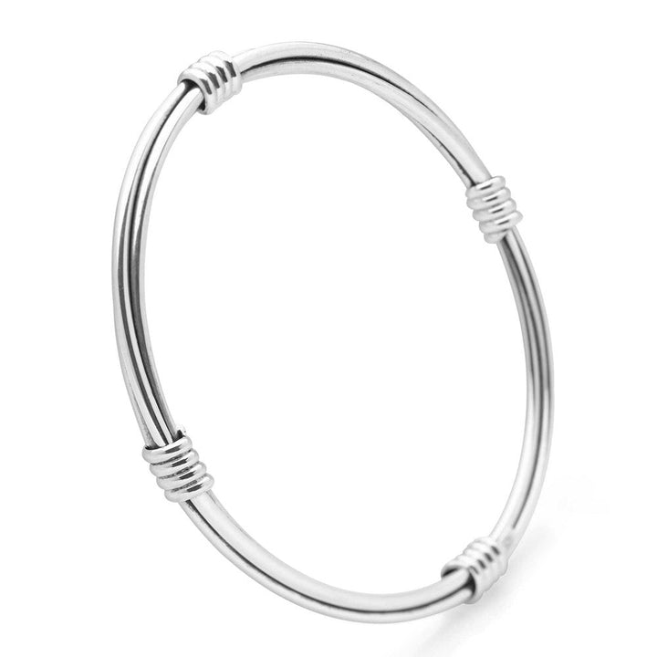 Maya Silver Bangle (BGL1821)