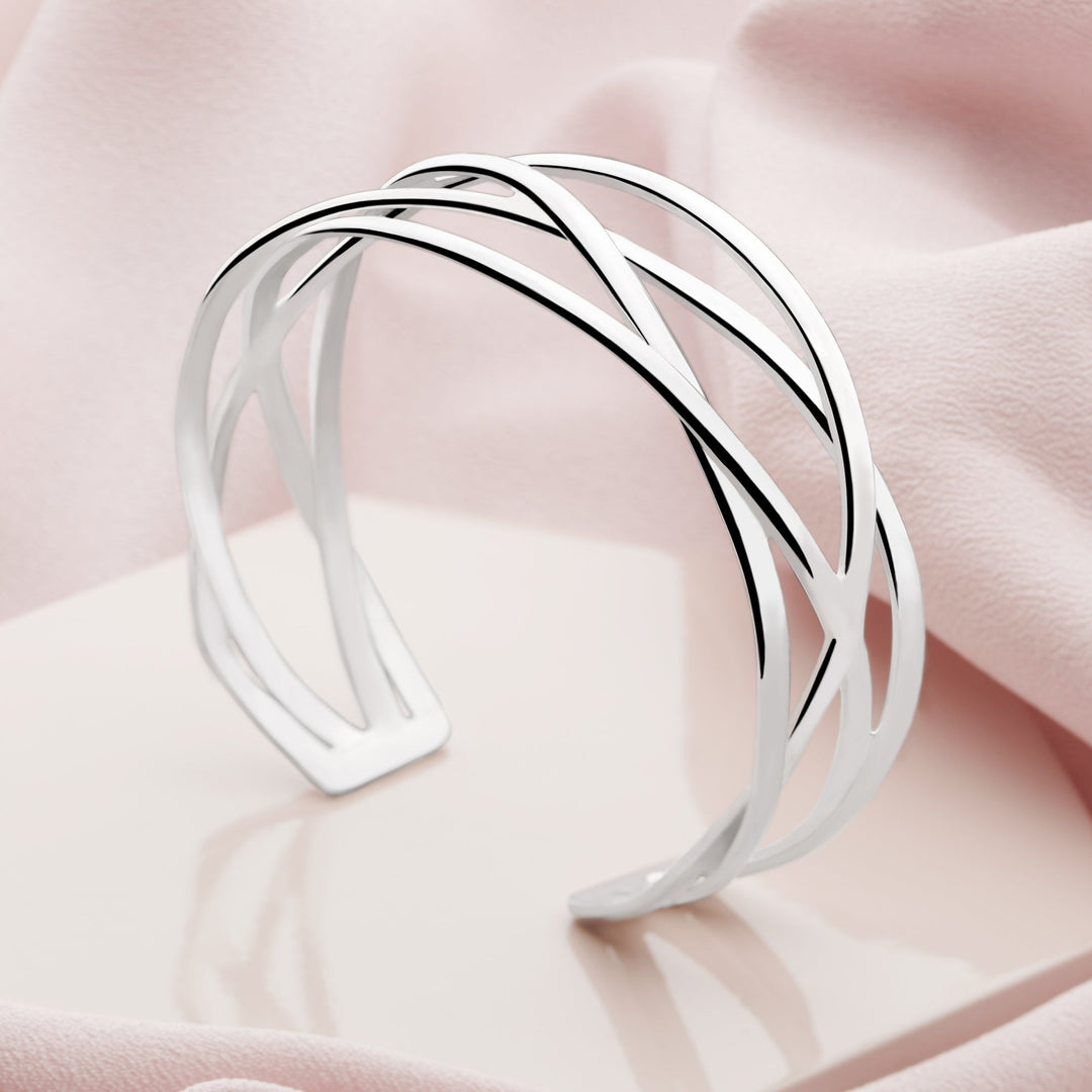 Del Fuego Silver Bangle (BGL2441)