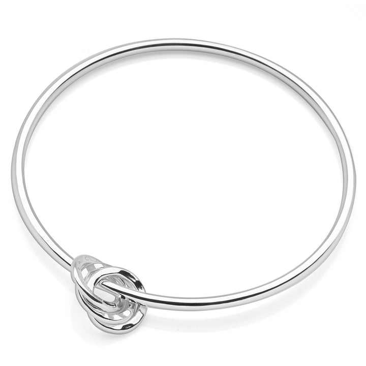 Personalised Silver Russian Rings Bangle (BGL6741)