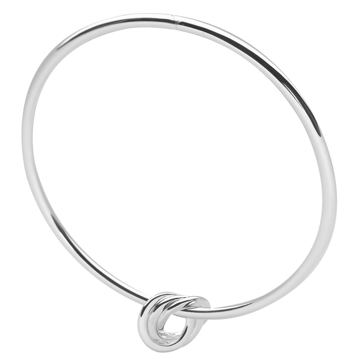 Personalised Silver Russian Rings Bangle (BGL6741)