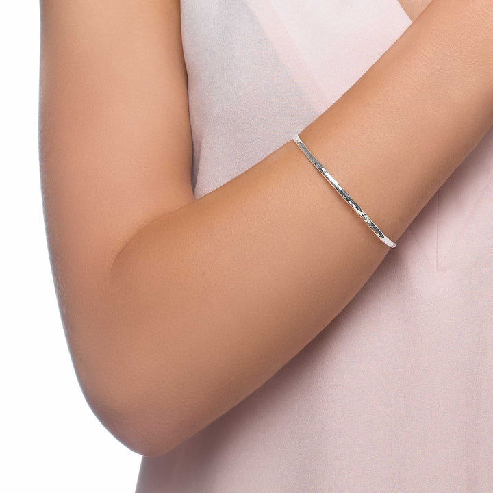 Madison Silver Bangle (BGL7491)