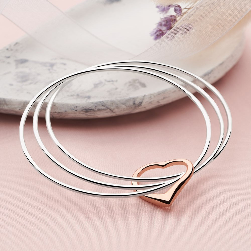 Mi Amo Heart Bangle (BGL8401)