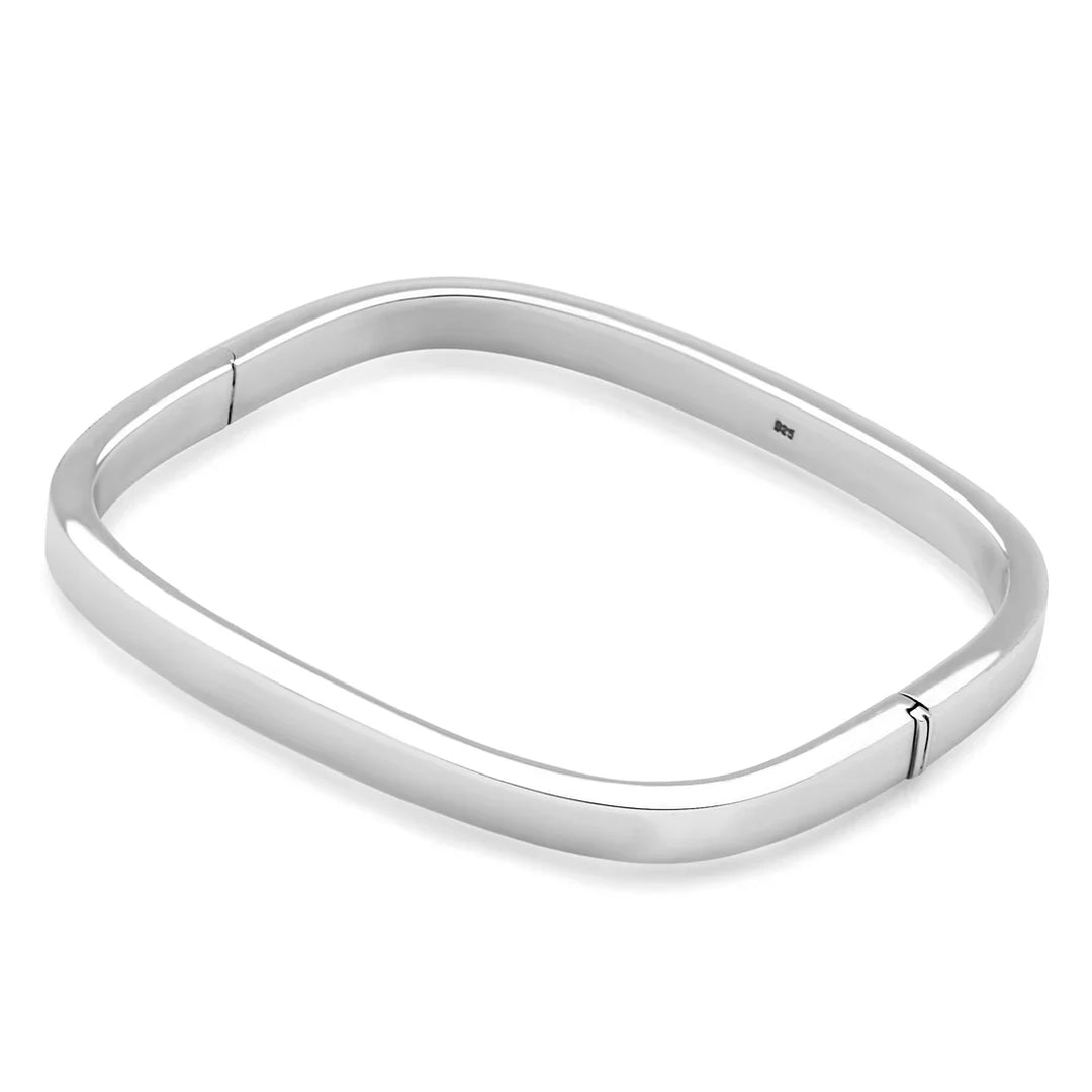 Forma Silver Bangle