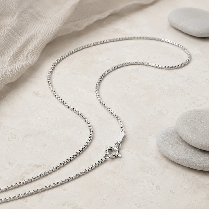 Silver Box Chain 1.00mm