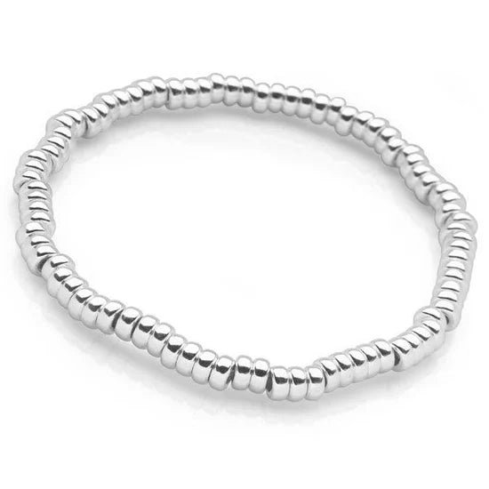 Silver Halo Pebble Bracelet (BRC11991)